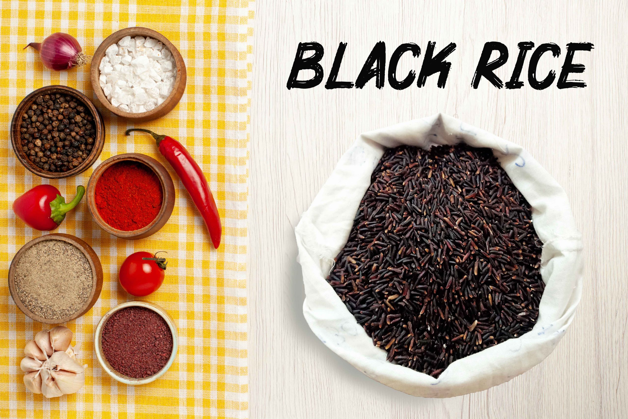 Black rice in Faisalabad